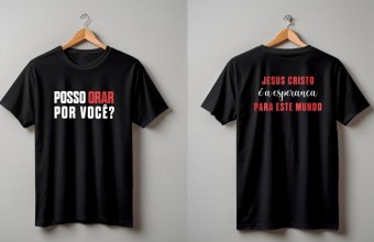 Camiseta Poliéster - Jesus | Oração