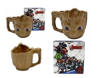 Caneca Formato 3d Baby Groot 350ml Marvel Avengers Original