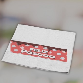 Toalha Personalizada Páscoa - lavabinho