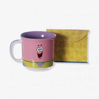 Caneca Patrick 350ml Xicara Cerâmica Caixa Colecionável