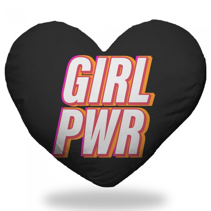 Almofada Coração Girl Pwr