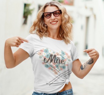 Camisetas Personalizadas Dia das Maes - (1 Unid)
