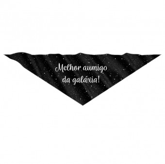 Bandana Pet Personalizada Galáxia