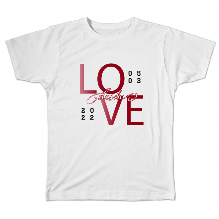 Baby Look Camiseta Feminina com data
