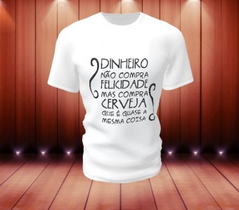 Camiseta Cachaça Frase Engraçada Modelo 4