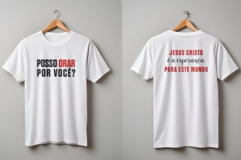 Camiseta Algodão - Jesus | Oração