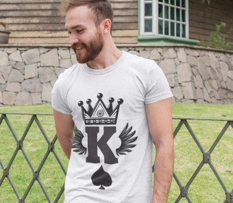 Camiseta Rei Naipe Baralho Truco Poker Espada