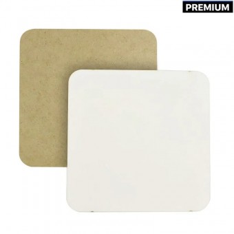 Kit 280 Porta Copos de MDF Premium Quadrado - 9cm com a estampa que desejar