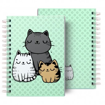 Agenda Personalizada 2025 - Gatos