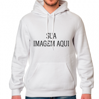 Moletom Canguru(Capuz e Bolso frontal) Personalizado Sua Arte Aqui