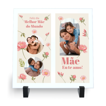 Azulejo Dia das Mães personalizado