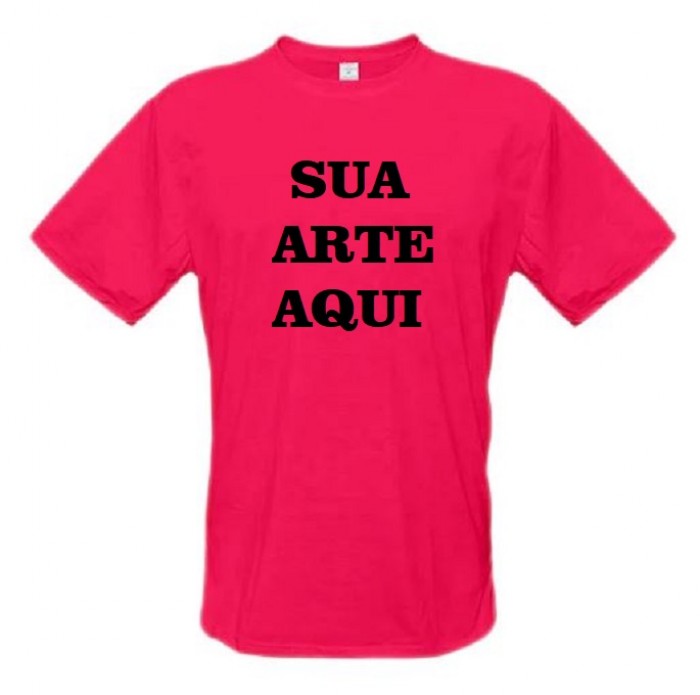 Camiseta Fluorescente com a sua arte 
