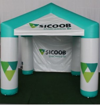 Tenda Inflável com Moto Ventilador Personalizada