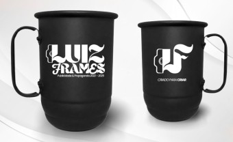 Kit Caneca personalizada + Cordão Decorado - 20 unidades de cada item 
