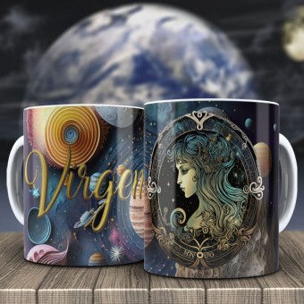 Caneca Signos 3d Horóscopo Zodíaco