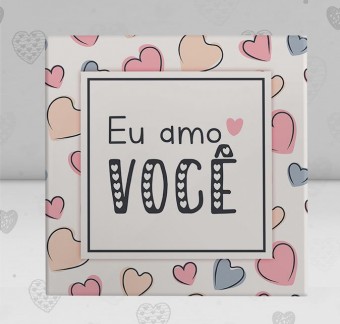 Azulejo Personalizado Casal Namorados Namoradas Presente