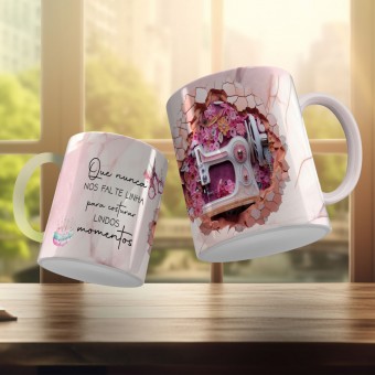 Caneca Costureira 3d Profissões Colocamos Seu Nome