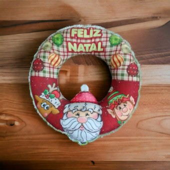 Guirlanda Natal Papai Noel Decorativa - Decoração Natalina