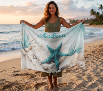Canga Personalizada Sua Imagem / Foto Saída De Praia Piscina Personalizado 140x100