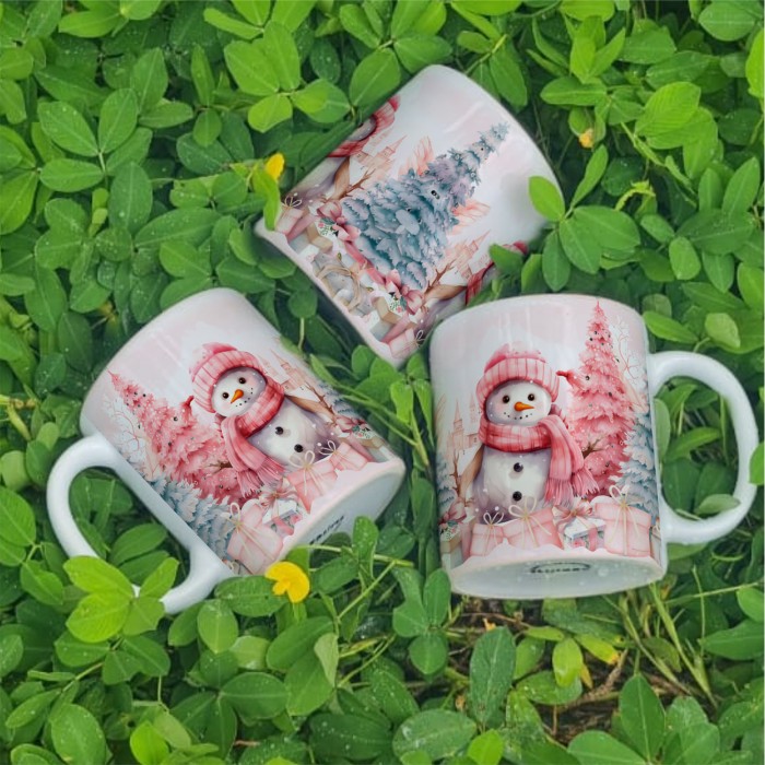 Caneca Natal Boneco de Neve