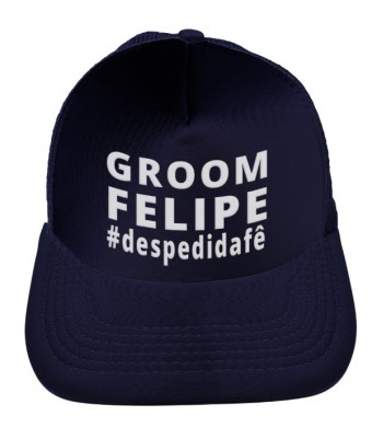 Boné Trucker Personalizado Com Sua Ideia Aba Curva Estampado + etiqueta lateral