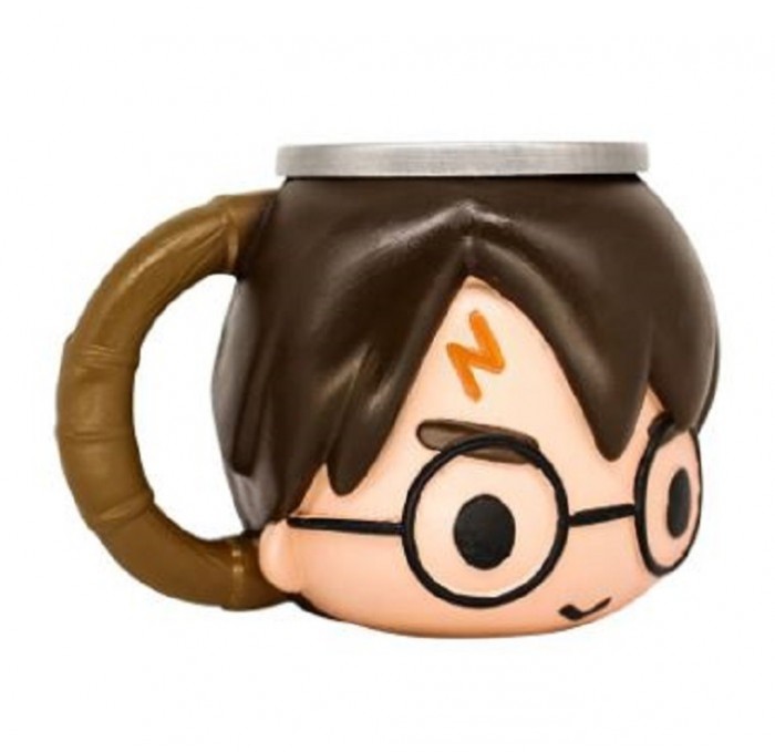 Caneca Formato 3d Harry Potter em Resina 250ml - Original