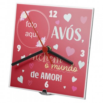 Azulejo  Relógio Personalizado