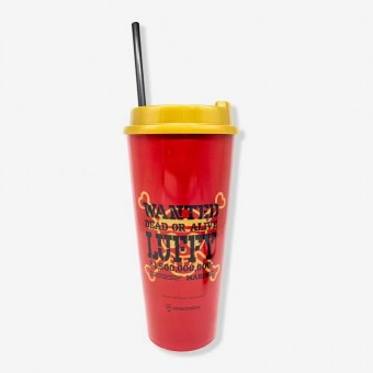 Copo Canudo C/cordão 1l Monkey D. Luffy One Piece