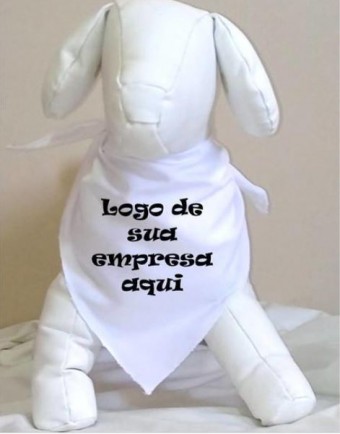 Bandana para cachorro personalizada Arco Íris para pet