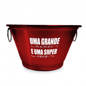 Balde De Gelo 9l Personalizado - Super Vovó