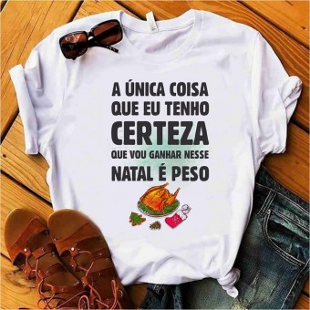 Camiseta Natal Frases Engraçadas