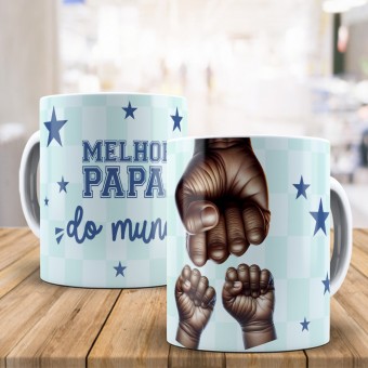Caneca Melhor Papai do Mundo Pai e Filho