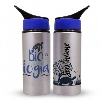 Squeeze de Alumínio 600ml - c/ Alça - Biologia Marinha
