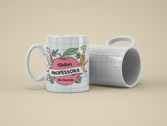 Caneca Melhor Professor(a) do Mundo