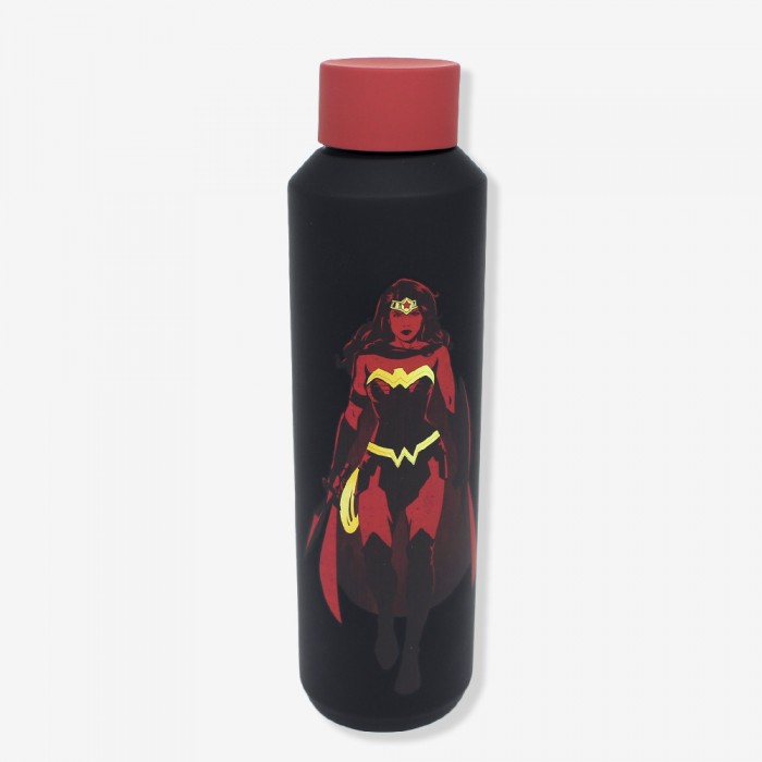 Garrafa Térmica 600ml  Mulher Maravilha Wonder Woman Dc Comics