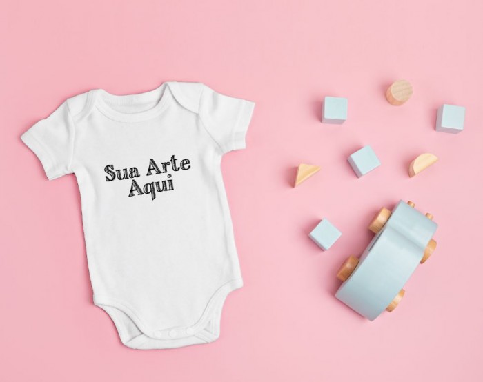 Body Bebê - Sua Arte Aqui - Branco