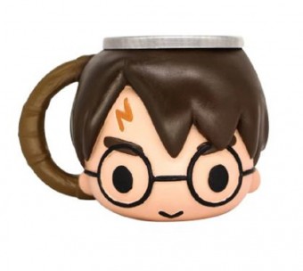 Caneca Formato 3d Harry Potter em Resina 250ml - Original
