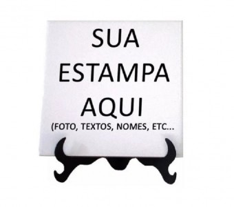 Azulejo Personalizado com sua foto, frase, logo, personagem como desejar 