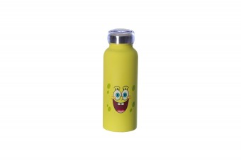 Garrafa Térmica Bob Esponja Bubble Mantém Temperatura