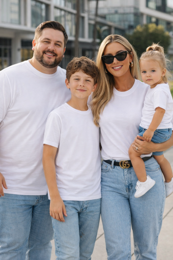 Camiseta Branca para Sublimação 100% Poliéster LISA Alta Qualidade para Seus Projetos 