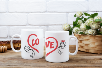 Caneca - Coleção Casal Minimalista