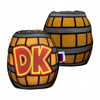 Almofada Donkey Kong Barril Micropérolas 26x33cm Nintendo