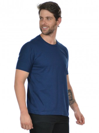 Camiseta ou baby look Azul Marinho 100% algodão