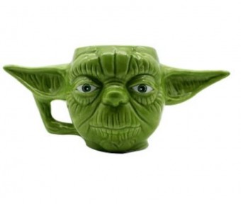 Caneca Formato 3d 400ml Mestre Yoda Star Wars Licenciado