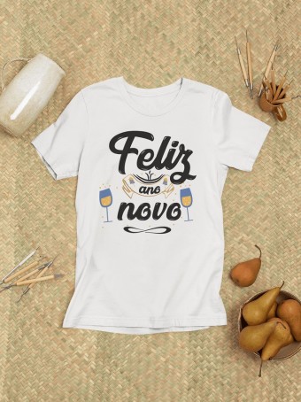 Camiseta Ano Novo Colors Réveillon