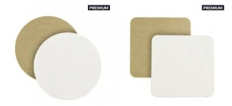  Porta Copos de MDF Premium Quadrado - 9cm com a estampa que desejar 