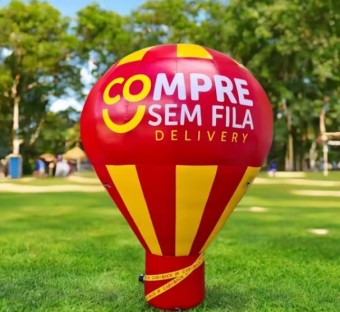 Rooftop Balão Inflável Personalizado: Atraia Todos os Olhares do Alto