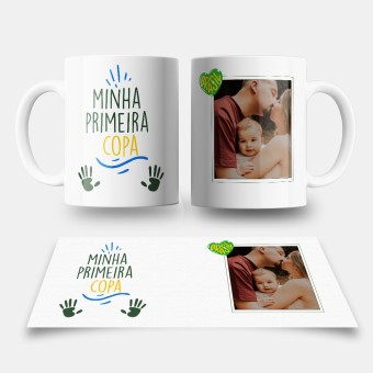 Caneca Minha primeira copa - Personalizada