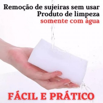 Esponja Mágica Bucha Melamina Tira Mancha Max Clean