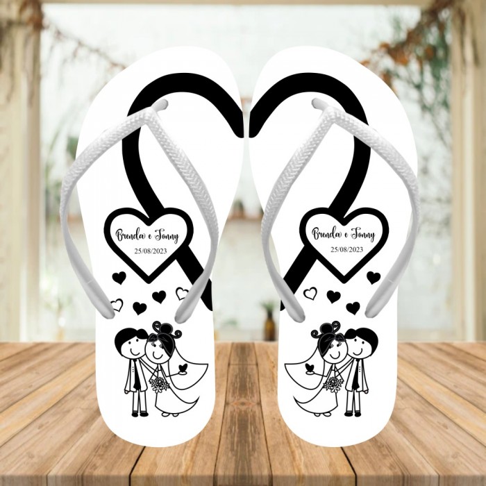 Chinelo Casamento Personalizado Keep Calm And Desce do Salto